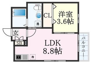 NET-K大倉山アークの物件間取画像